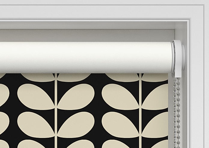 Orla Kiely Solid Stem, Black - Twist&Fit Roller Blind - Image 10